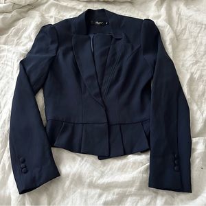 Navy Cropped Blazer